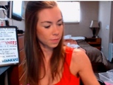 Cute brunette amateur babe sosha masturbating